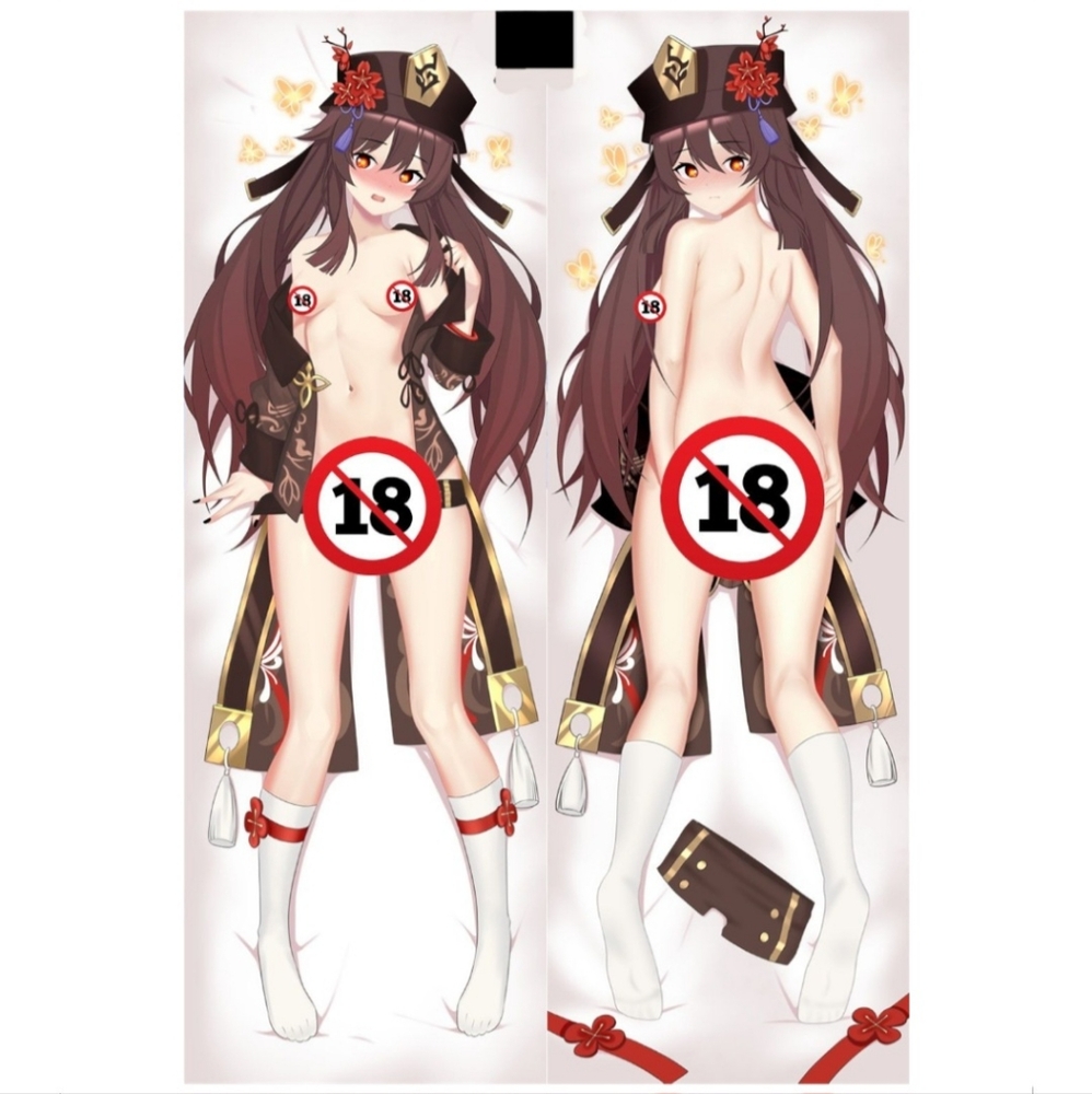 Anime Hu Tao Dakimakura Hentai Waifu Double Sided Pillow Cover